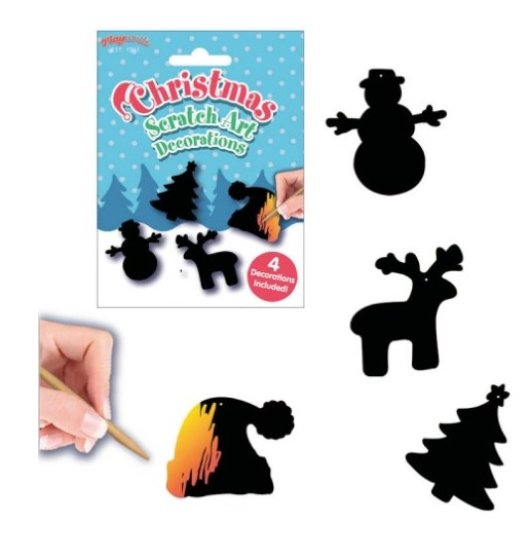 WIGIG CHRISTMAS SCRATCH ART