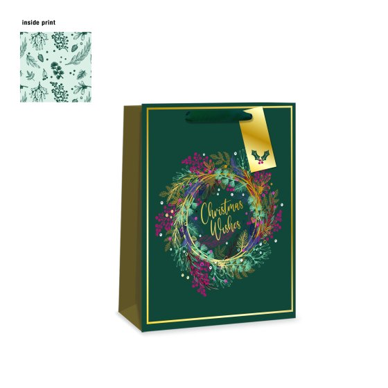 GIFT BAG WREATH L