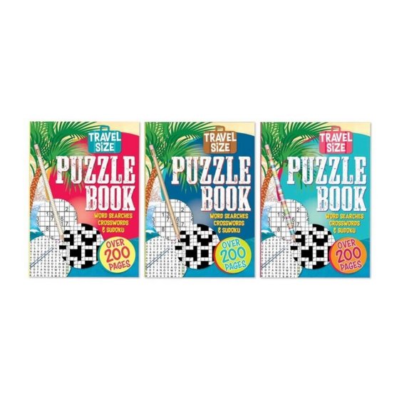 SJ10712 SJ10712 PUZZLE BOOK TRAVEL A5 ASST