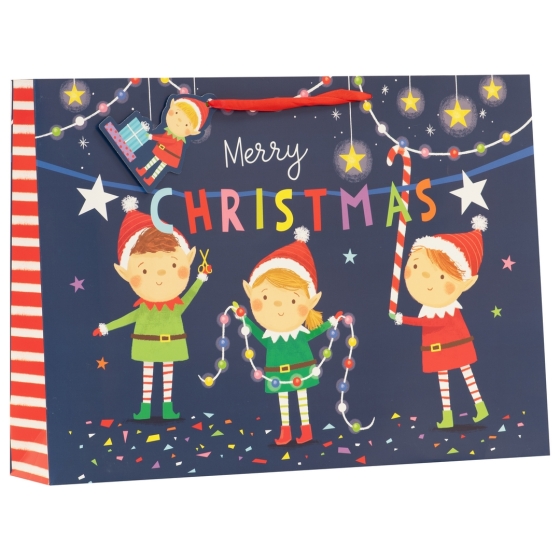 GIFT BAG ELVES XL SHOPPER