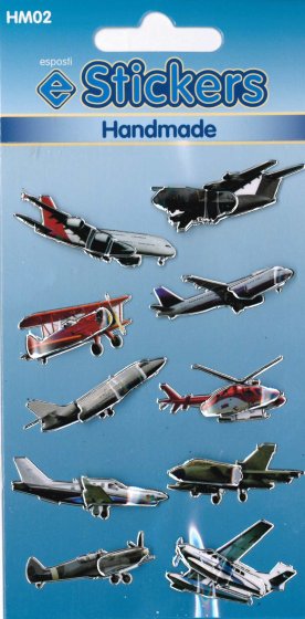 SH09213 STICKERS HANDMADE PLANES