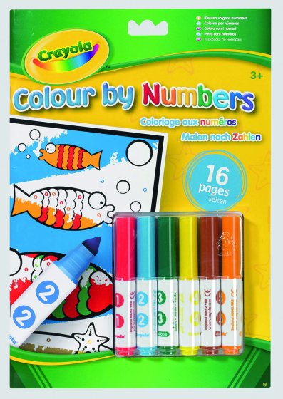 CRAYOLA COLOUR BY NUMBER
