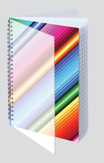 SH01601 NOTEBOOK A4 ABSTRACT WIRO