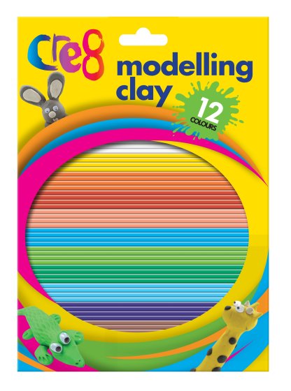 SH09005 CRE8 MODELLING CLAY 12 COLOURS