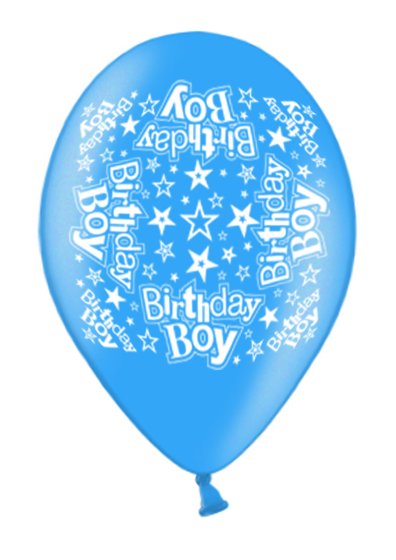 SH12419 BALLOON PRINTED BDAY BOY