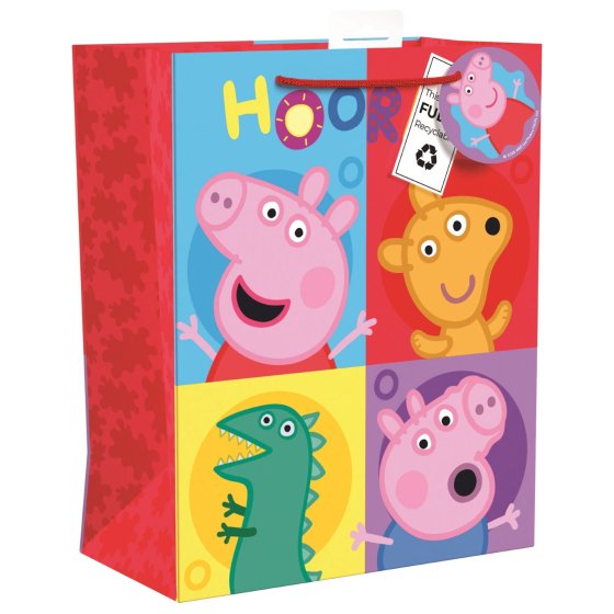 SH14016 GIFT BAG PEPPA PIG LRG