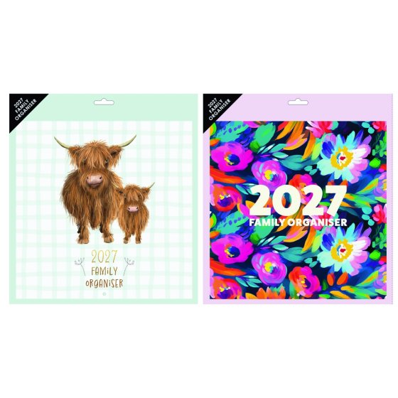 DJ1002 2027 CALENDAR FAMILY ORGANISER