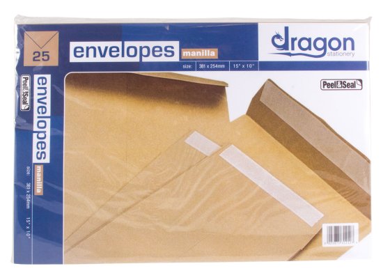 SH00901 ENVS MANILLA 381X254 25 S P&
