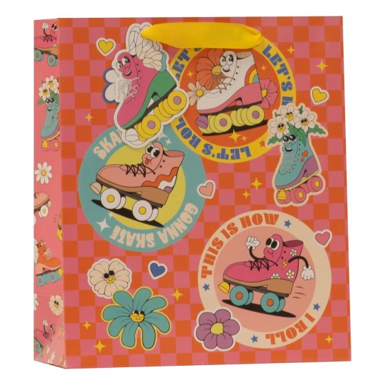 SJ15303 SJ15303 GIFT BAG ROLLER DISCO MEDIUM