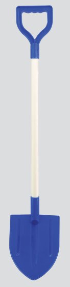 WOODEN SHAFT SHIELD SPADE 28IN