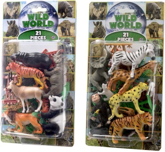 ** NEW FOR 2025 ** WILD WORLD 21 PIECE SET