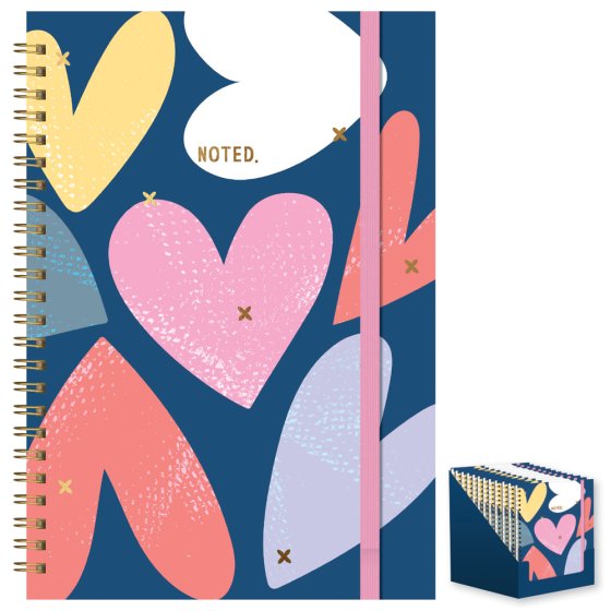 SG01302 NOTEBOOK A5 WIRO CROSS MY HEAR