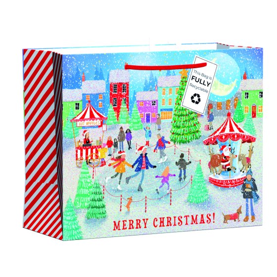 WIGIG GIFT BAG LANDSCAPE WINTER VILL