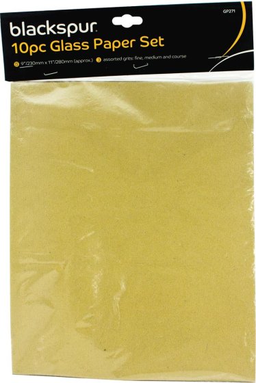 ** WIGIG ** SANDPAPER  10 PACK ASSTD