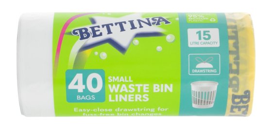 SH11314 BIN LINERS 15 LITRES 40S
