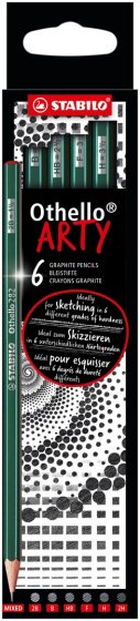 CJ1007 SJ07802 PENCILS STABILO SKETCHING 6 GR