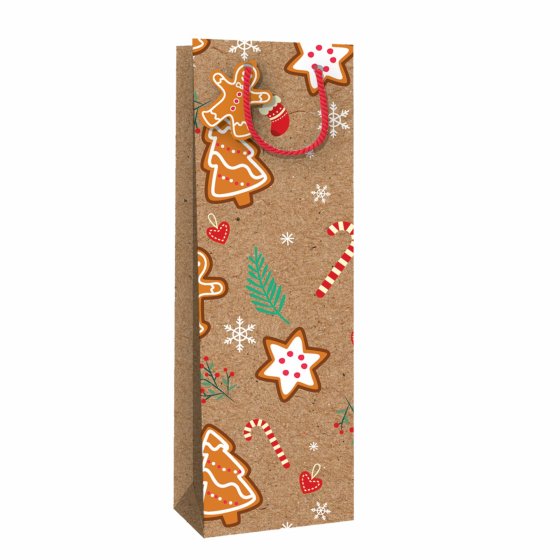 BOTTLE BAG GINGERBREAD        PRINT