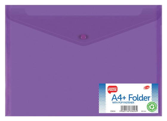 SH03607 FILE A4 POP FASTNER FOLDER