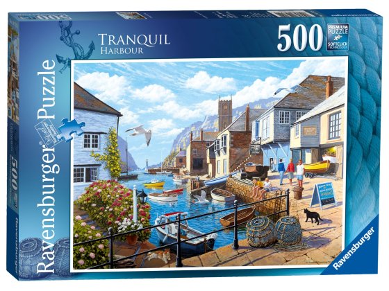 NEW FOR 2024 SG09304 JIGSAW 500 PCE TRANQUIL HARBOU