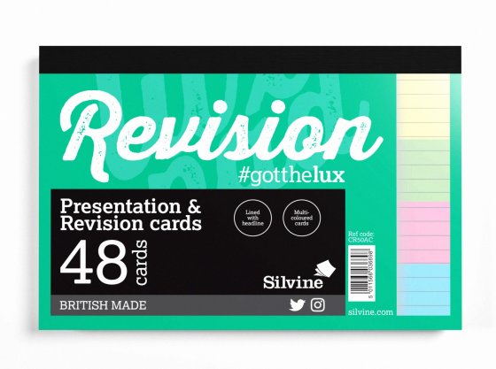 **RANGE EXTENSION** REVISION CARDS SILVINE 152MMX1