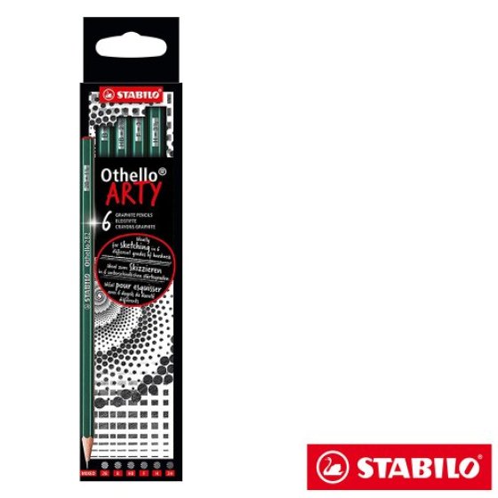 SH07918 PENCILS STABILO SKETCHING 6 GR