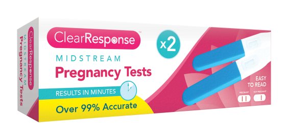 PREGNANCY TEST CLEAR RESPONSE 2PK