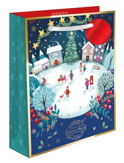 GIFT BAG WINTER FUN L