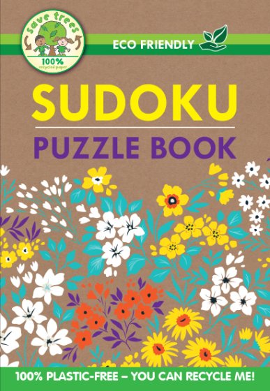 SH10309 SUDOKU BOOK A5 ECO 4 ASSTD