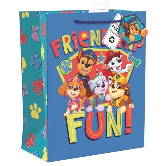SH14017 GIFT BAG PAW PATROL LRG