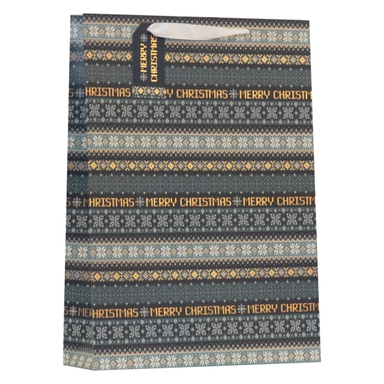 GIFT BAG FAIRISLE XL