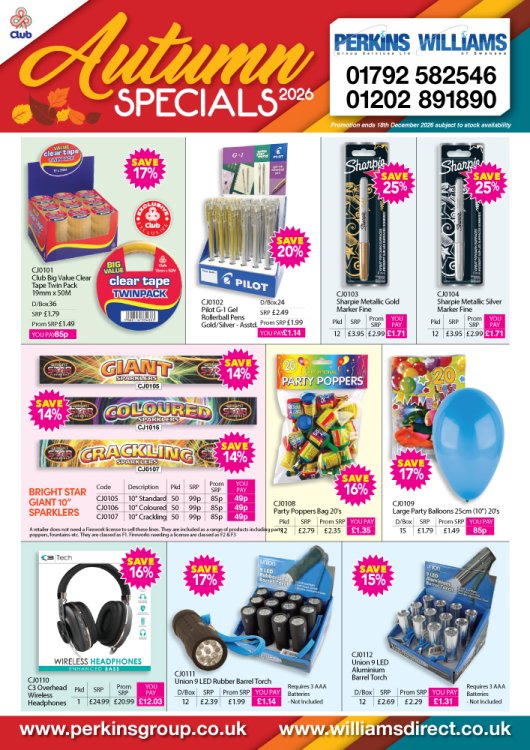 Autumn Specials