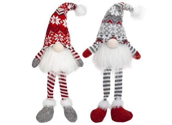 XG4306 GONK SITTING DANGLY LEG 45CM