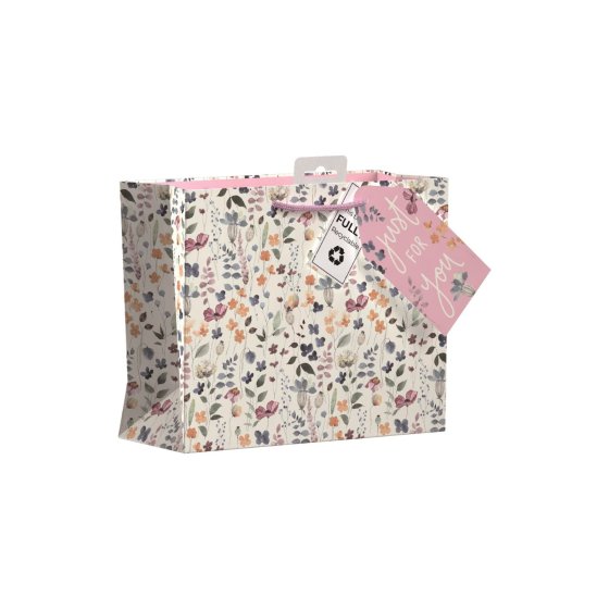 SH14309 GIFT BAG WILD BLOOM MED