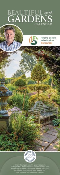 DH1411 CALENDAR SLIM BEAUTIFUL GARDEN