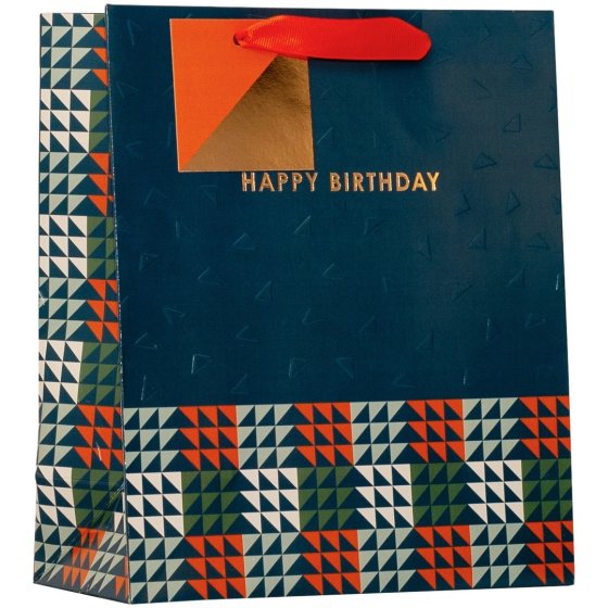 SJ15218 SJ15218 GIFT BAG TRIG MEDIUM