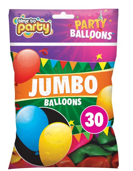 JUMBO BALLOONS 30PK