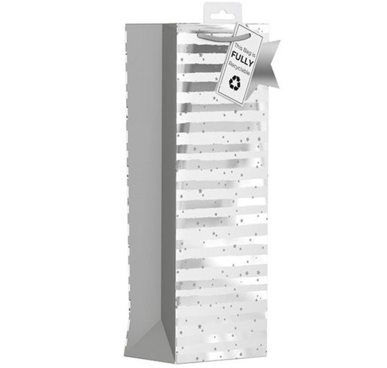 BOTTLE BAG SILVER STARS