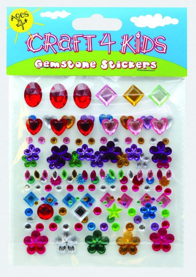 SH08906 STICKERS GEMSTONE ASST