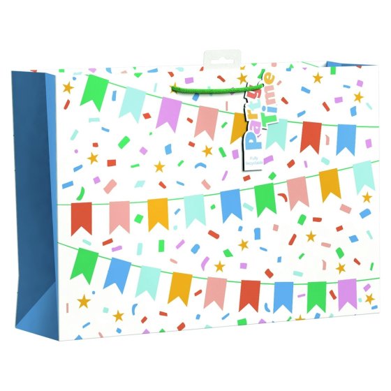 SJ15233 SJ15233 GIFT BAG CONFETTI BUNTING EXTRA LARGE