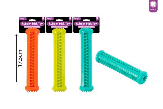 SJ11307 SJ11307 DOG TOY RUBBER TREAT STICK ASST
