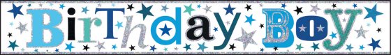 SH13104 BANNER BIRTHDAY BOY