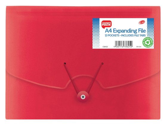 SH03604 HANDY 13POCKET EXPANDABLE FILE