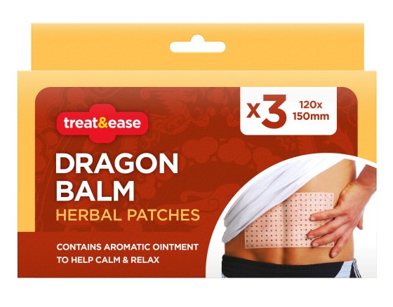 DRAGON BALM HERBAL PATCHES 3PK