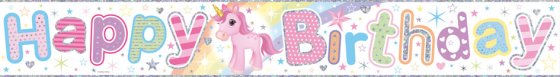SH13105 BANNER UNICORN JUV