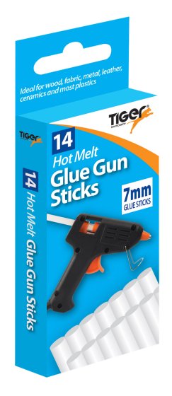 SH05708 GLUE GUN HOT MELT STICKS CLEAR
