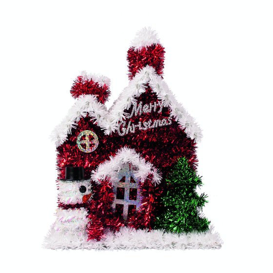 ORNEMANENT TINSEL HOUSE