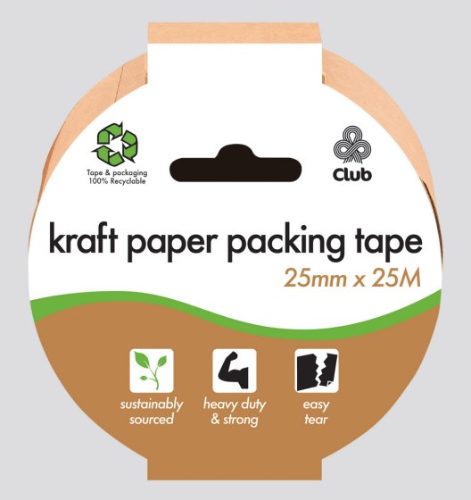 PACKING TAPE KRAFT PAPER 25MM X 25M