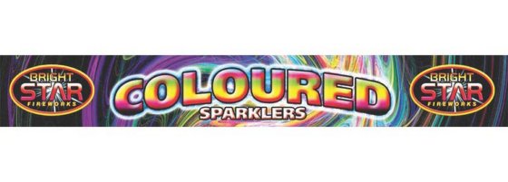 CJ0106 SJ13016 SPARKLER GIANT 10IN COLOURED