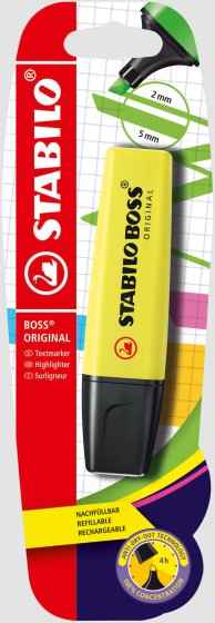 SH07801 HIGHLIGHTER BOSS YELLOW