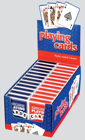SH09602 PLAYING CARDS PLASTIC COATED